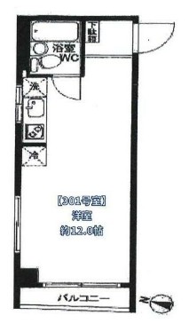 コーポ寺前の間取り