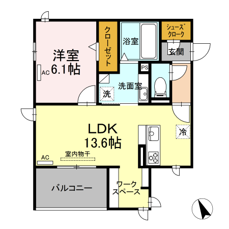 ヴェール東橋良の間取り