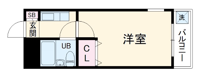 エレガンス・Kの間取り