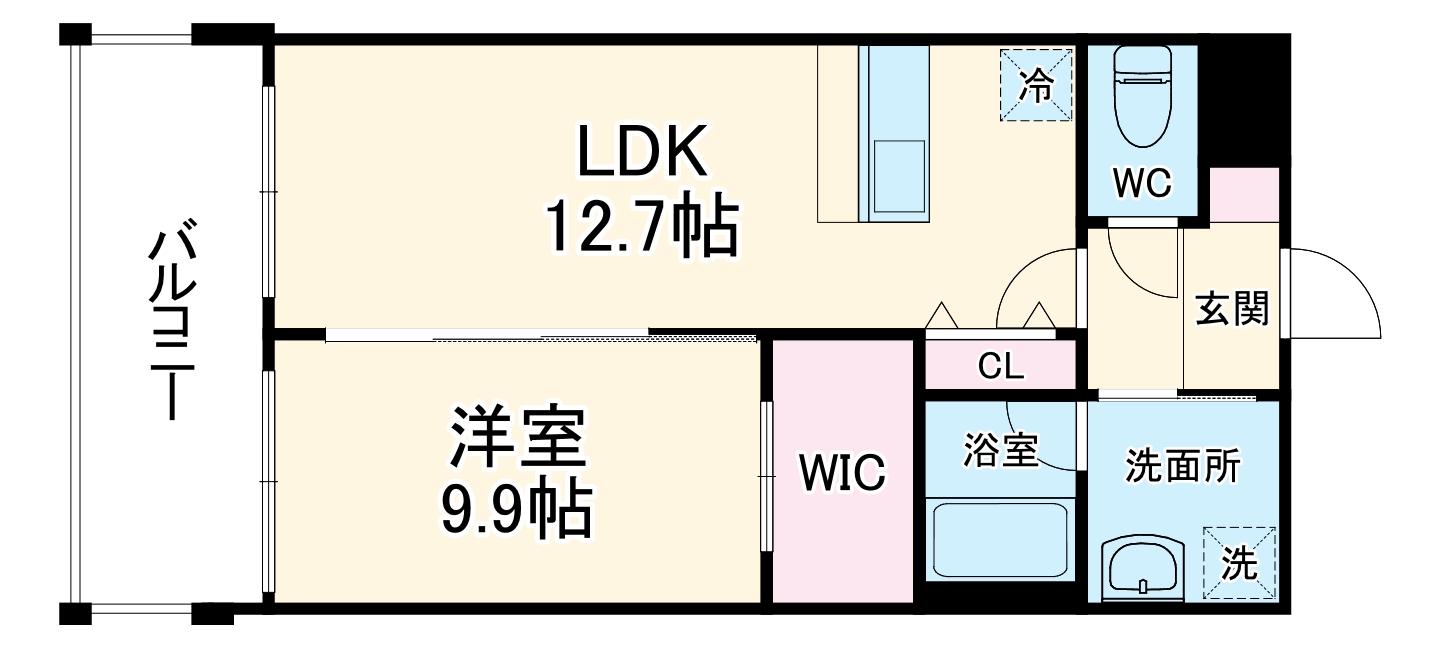 エルミタージュ新栄の間取り