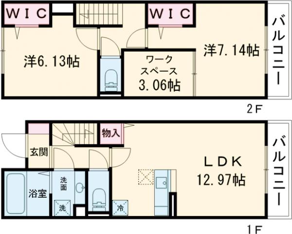 グラナーデ高井戸東の間取り