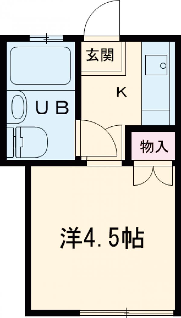 上薄荘の間取り