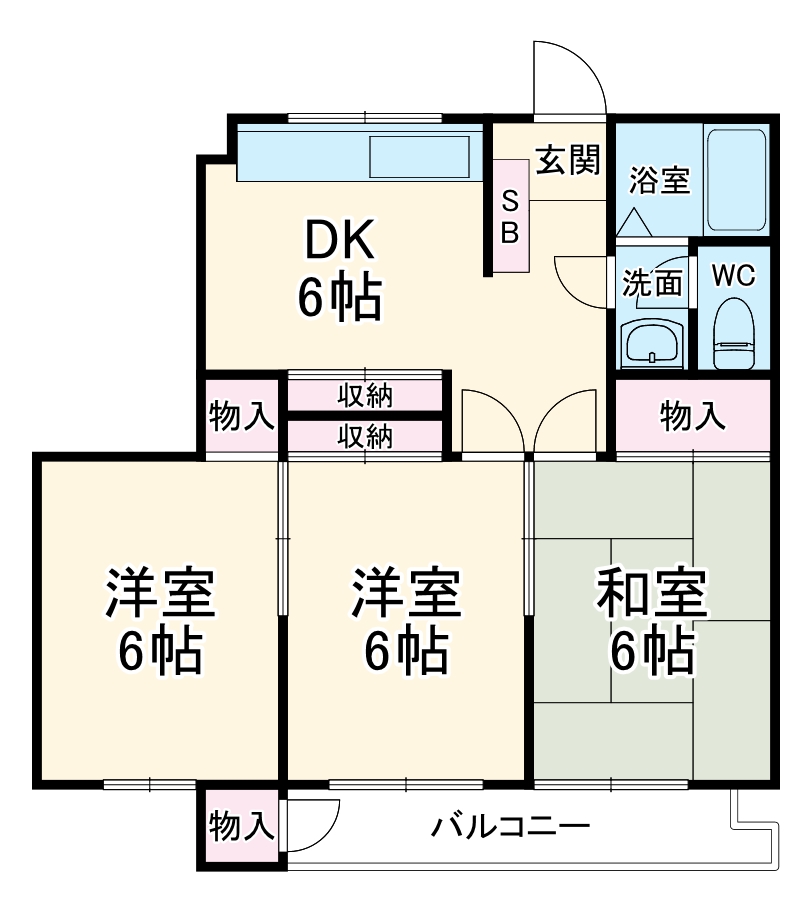 ミキハウスⅡの間取り
