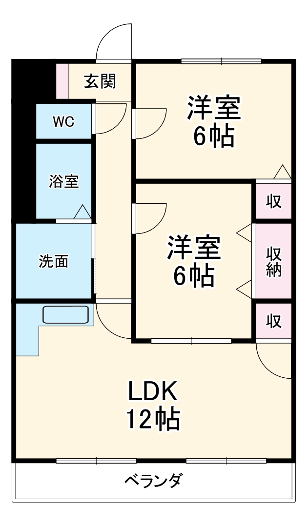 グリーンパレス清水山の間取り