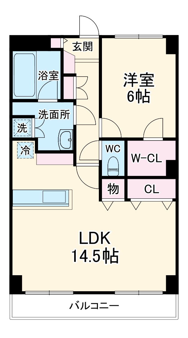 リレント谷塚の間取り