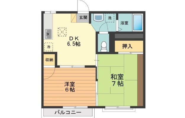 フェルム大山の間取り