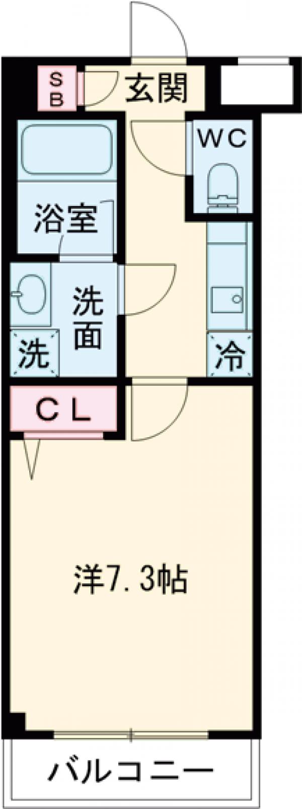 クレヴィスタ柴又の間取り