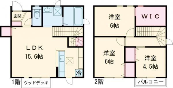 ハミングロードⅡの間取り