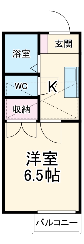 パルテネール　ヒロの間取り