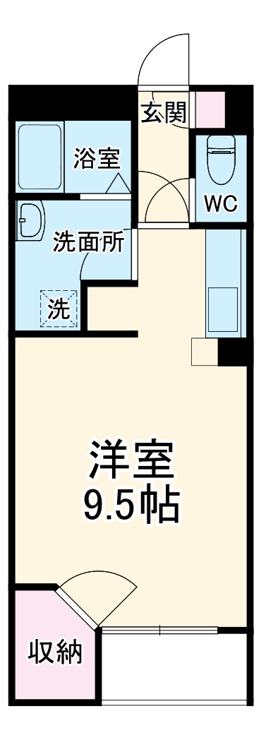 レオネクスト清見台東の間取り