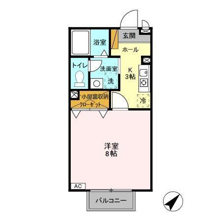 ノーブル富里の間取り