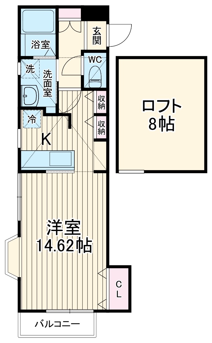 ハイシックスコートの間取り