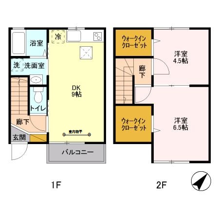 メゾンサンライズ・106号室の間取り