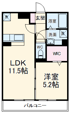 モンサンオールの間取り