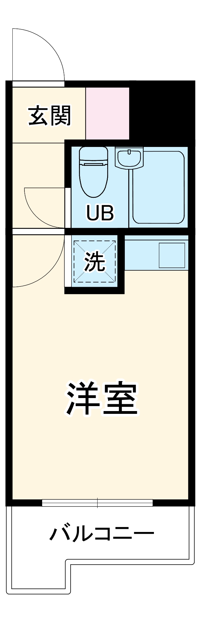 スカイコート横浜弘明寺の間取り
