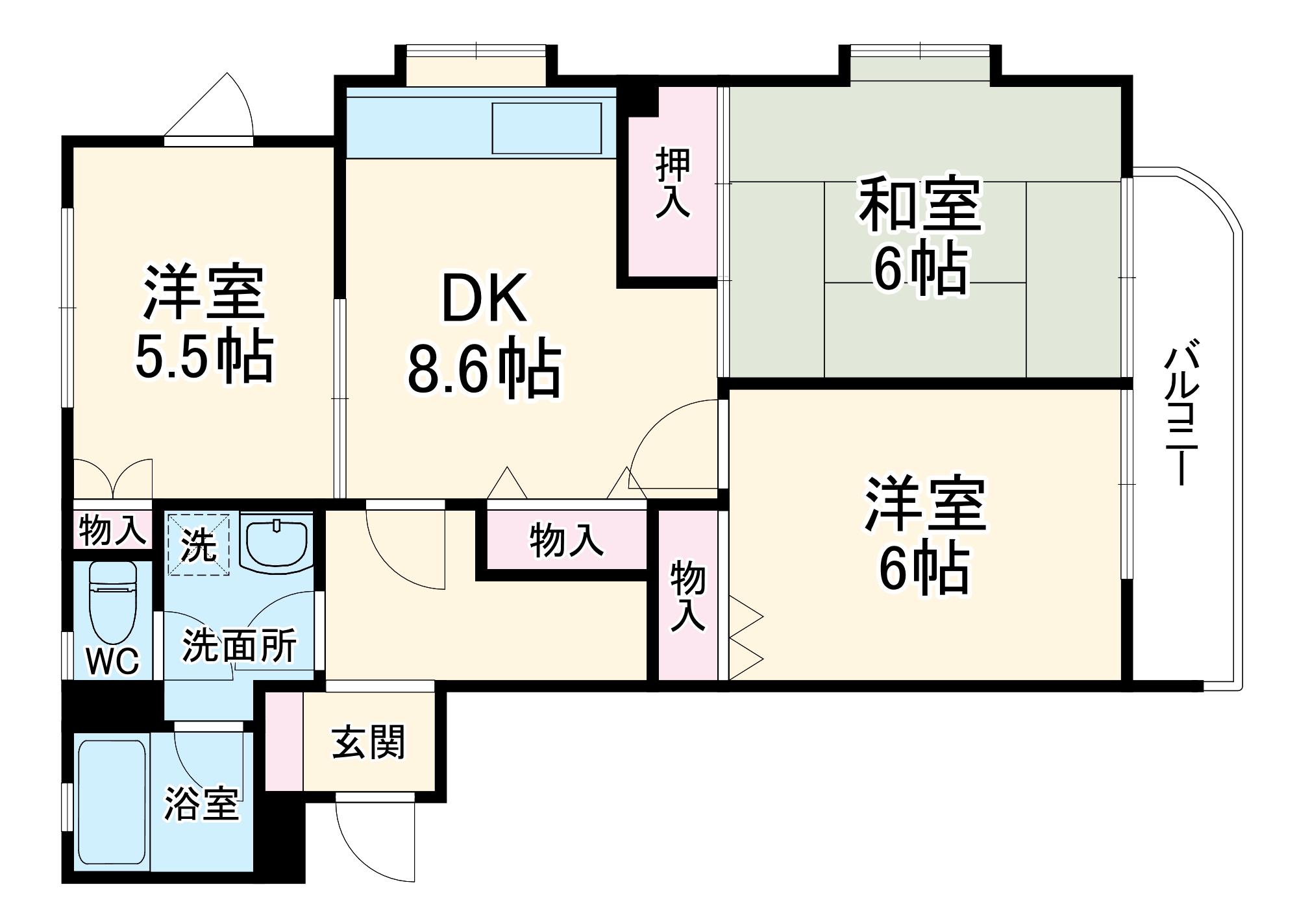 パークスⅡの間取り