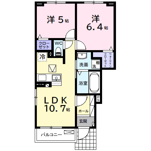 ラポールⅢの間取り