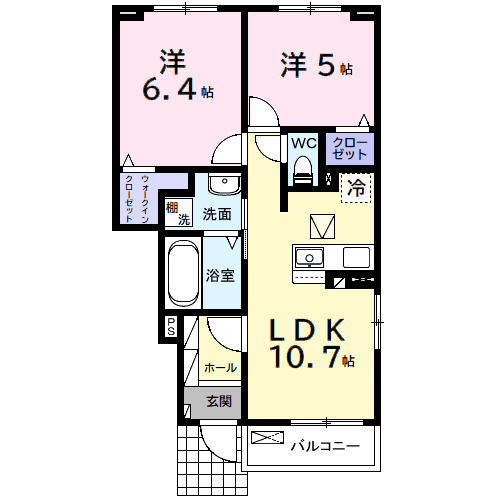 ラポールⅢの間取り