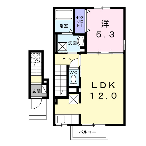 グローブレジデンスⅠ・02030号室の間取り