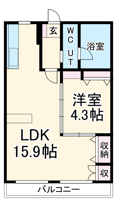 メゾンアイワの間取り