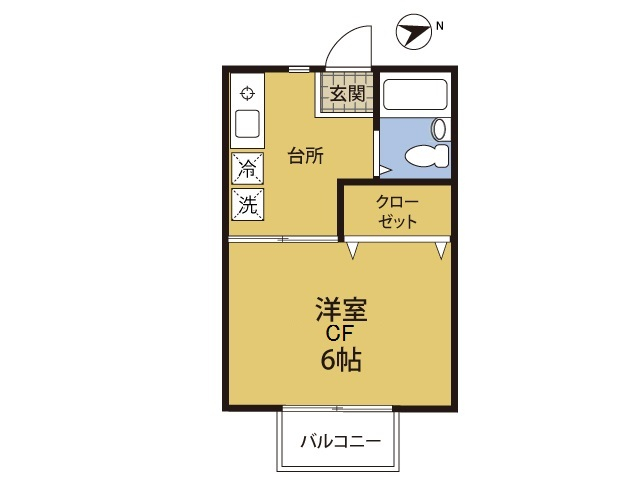 エステート長津田Ⅰの間取り