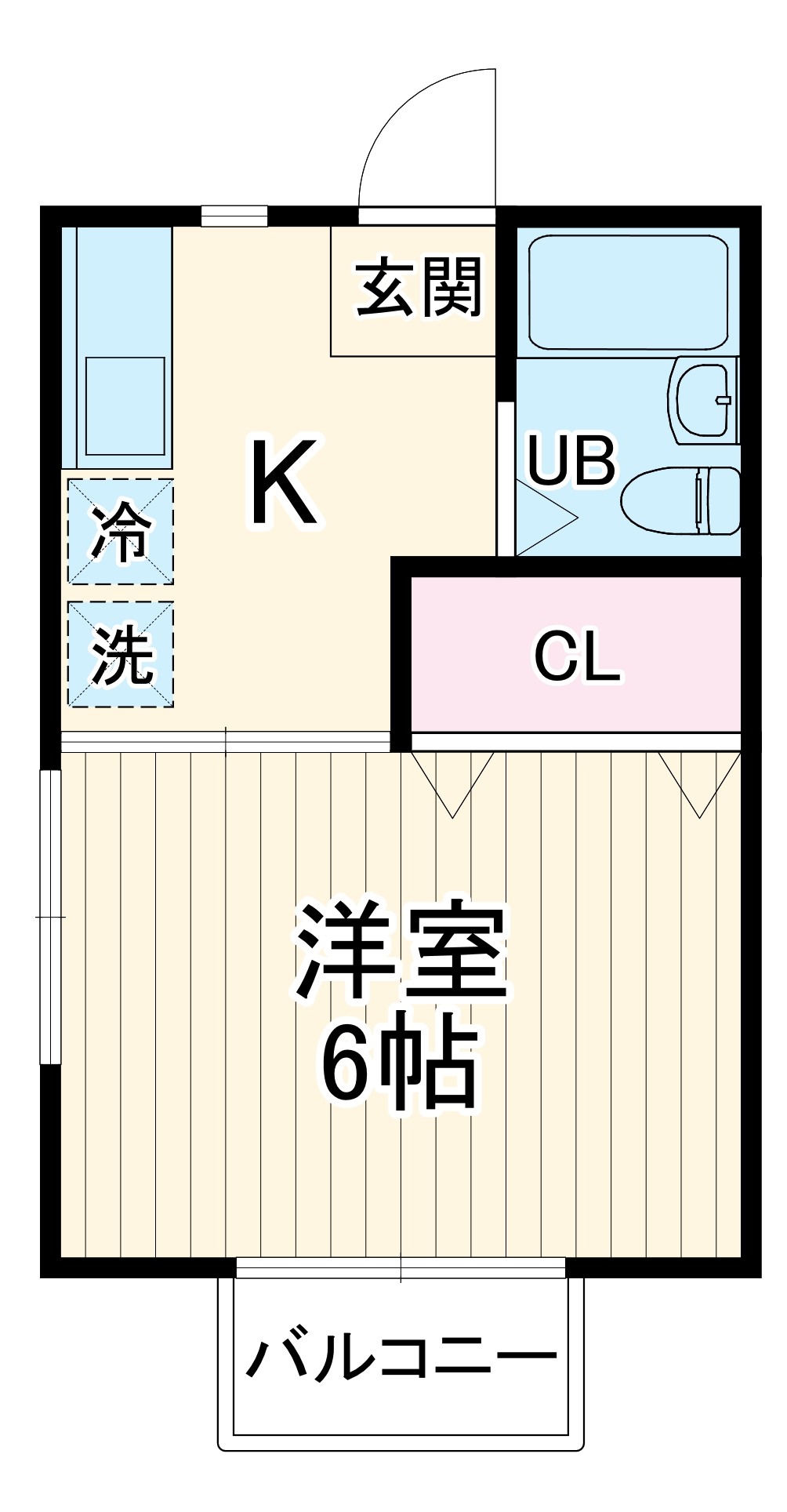エステート長津田Ⅰの間取り