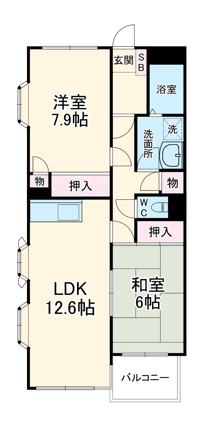 メゾン・ドゥ・クロッシュの間取り