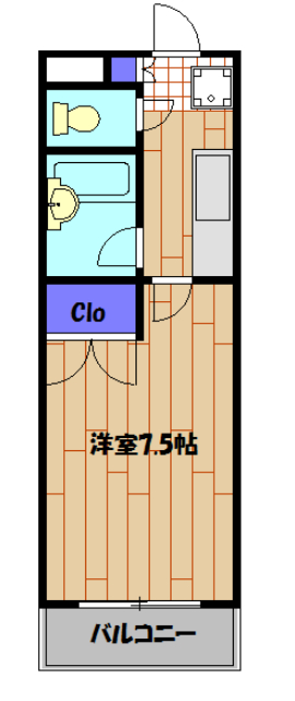 さがみのハイツの間取り