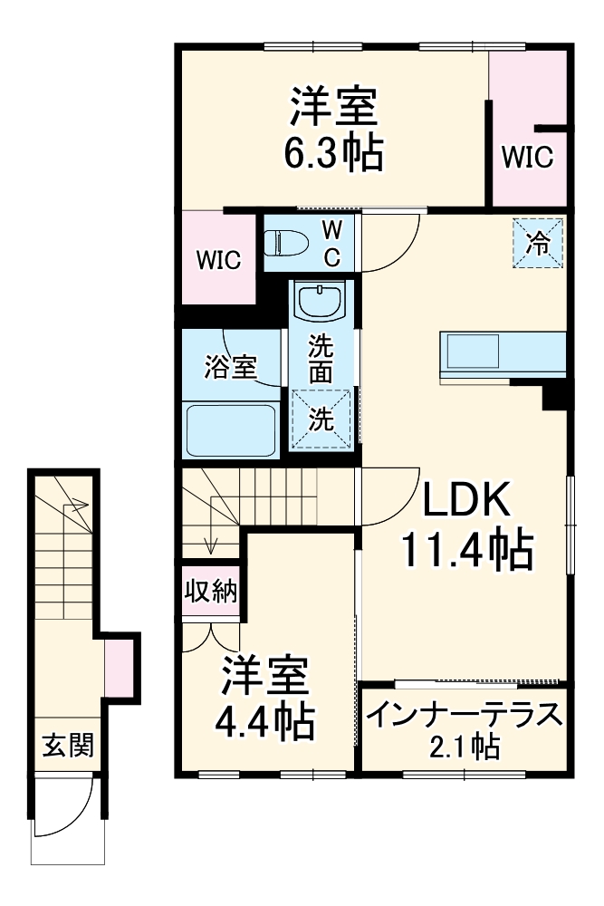 サニーサイド238の間取り