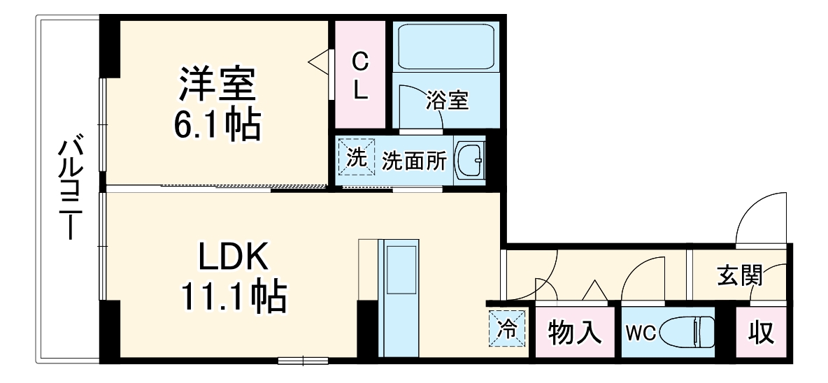 メゾン フレールの間取り