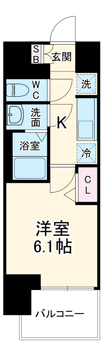 プレサンス大正フレンジの間取り