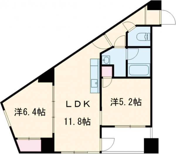 アピス日暮里の間取り