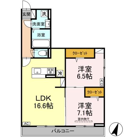 サフィールの間取り
