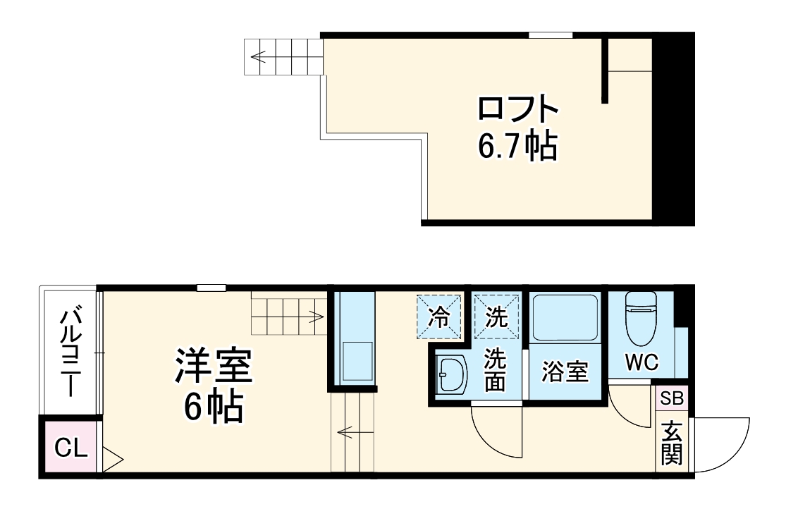 ソレアードの間取り