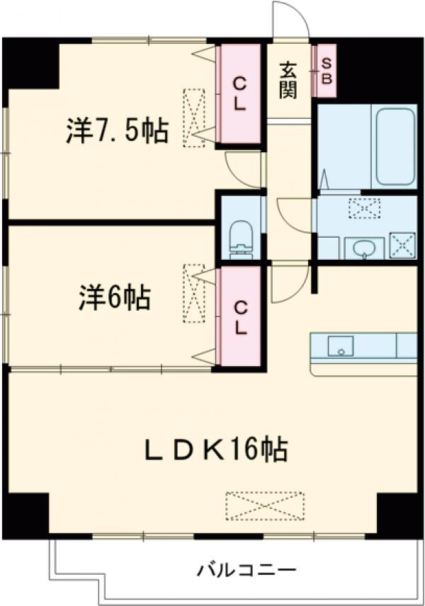 エリアント桂川の間取り