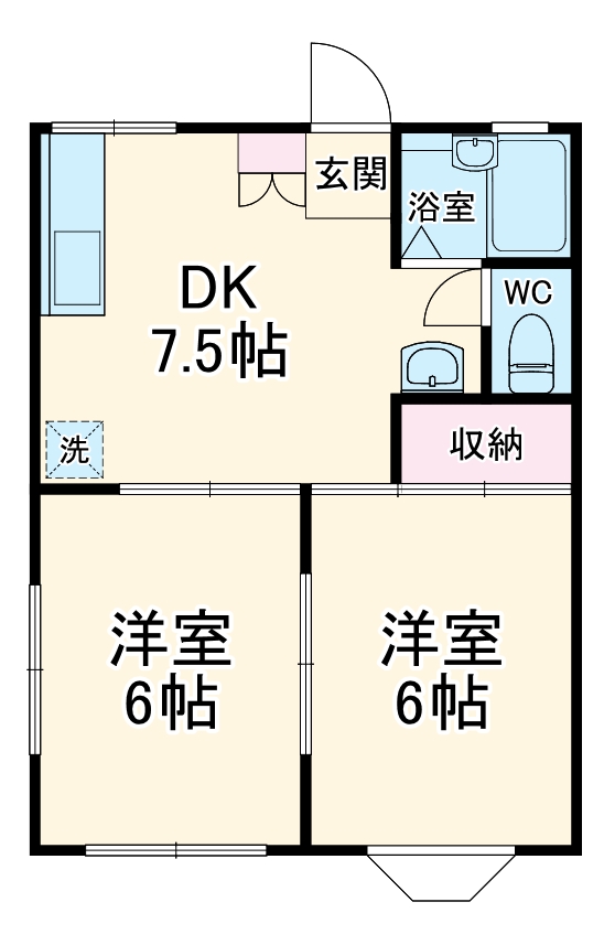 ブランメゾン長後の間取り