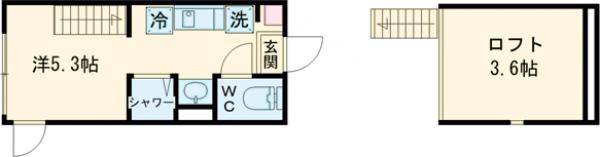 アルブル小岩の間取り