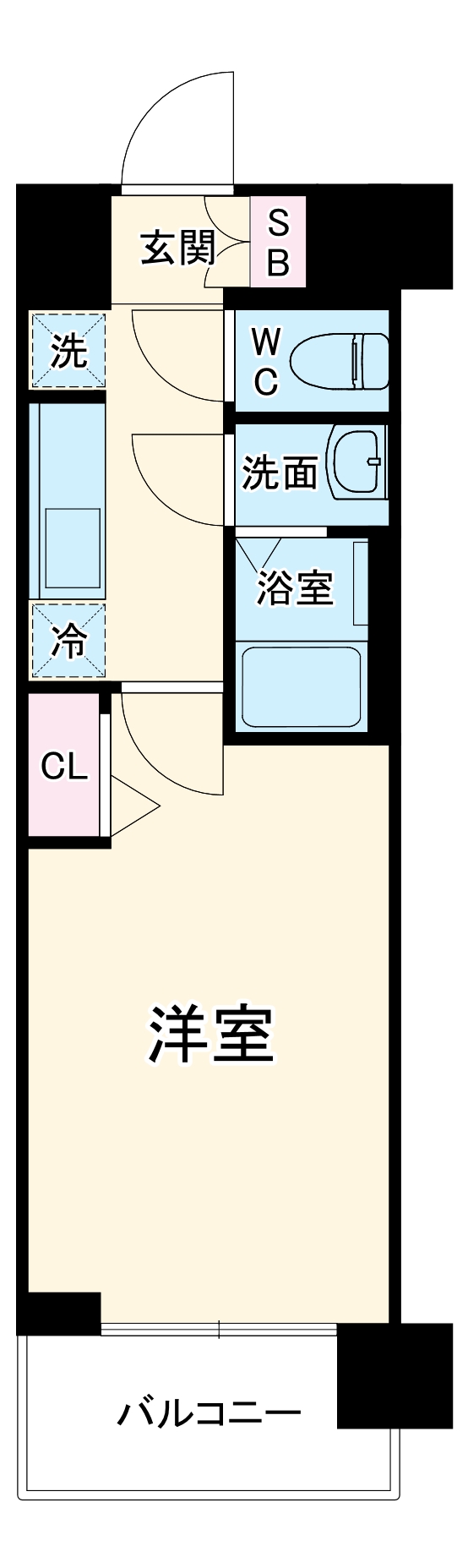 プレサンス大正フレンジの間取り