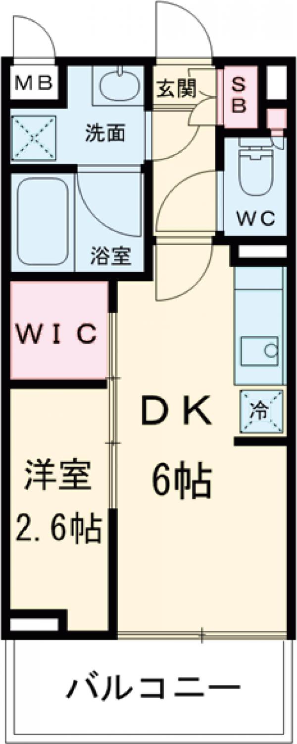 RELUXIA三軒茶屋の間取り