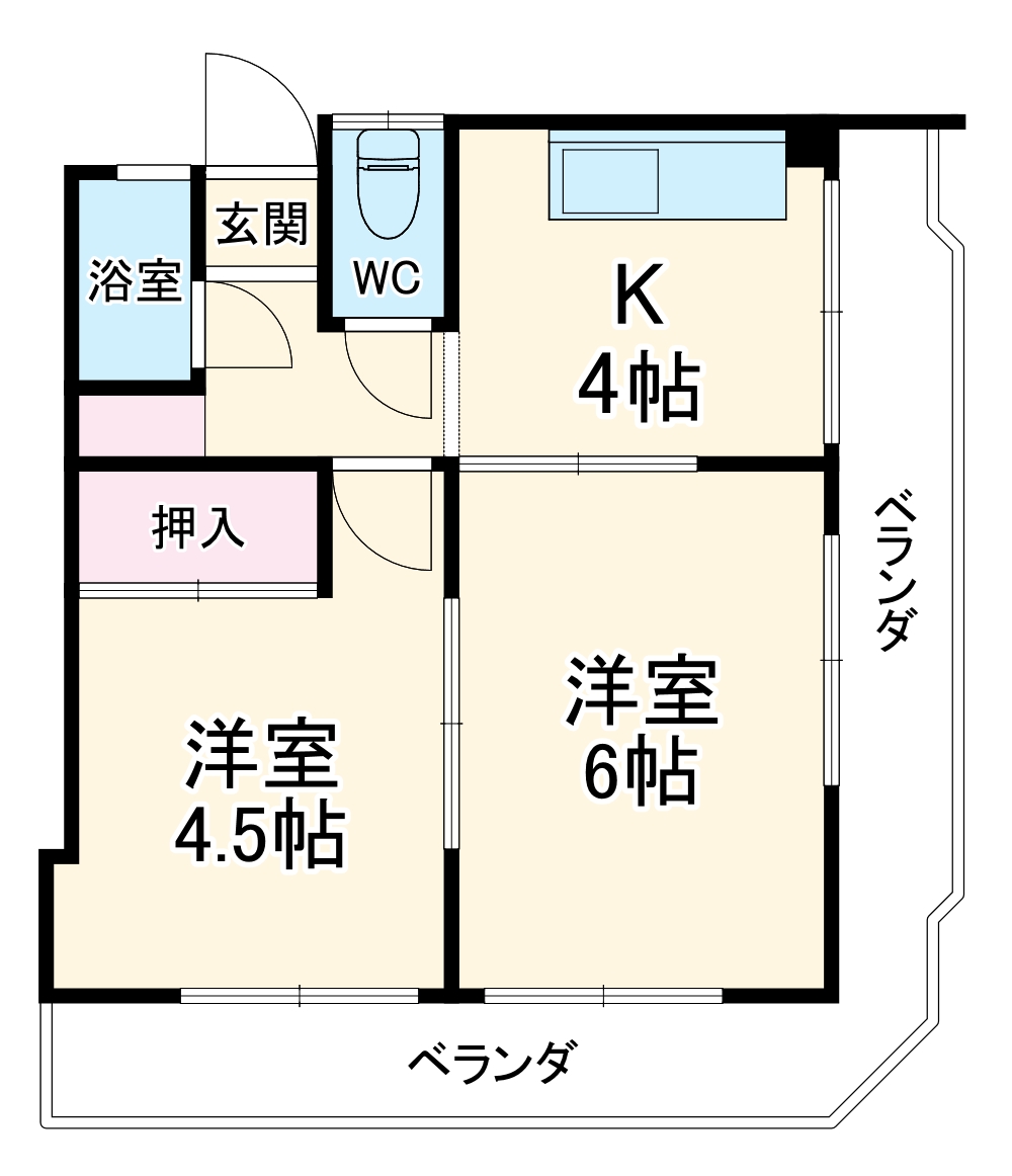 ハイツダイオーの間取り