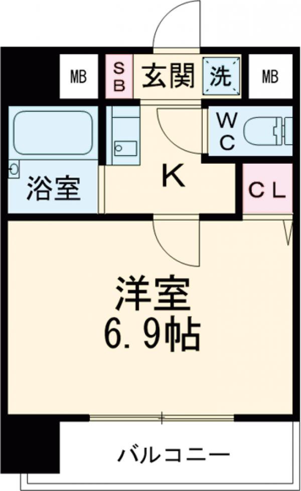 プライムアーバン平井の間取り