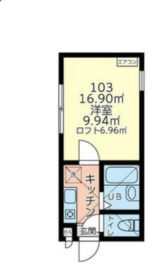 フォンターナ相模大野の間取り