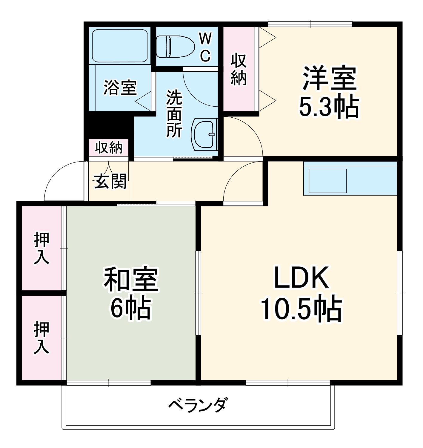 メゾン・グランガーデンの間取り