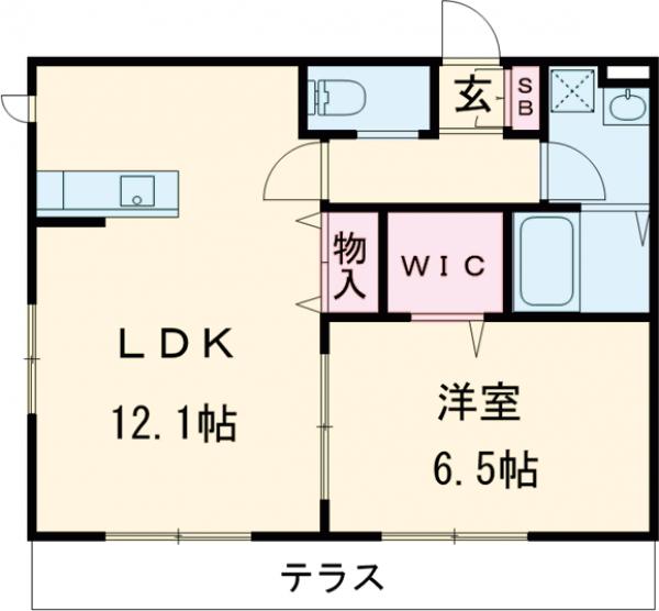 ファミーユヒロの間取り