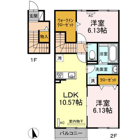 Charmant Bの間取り