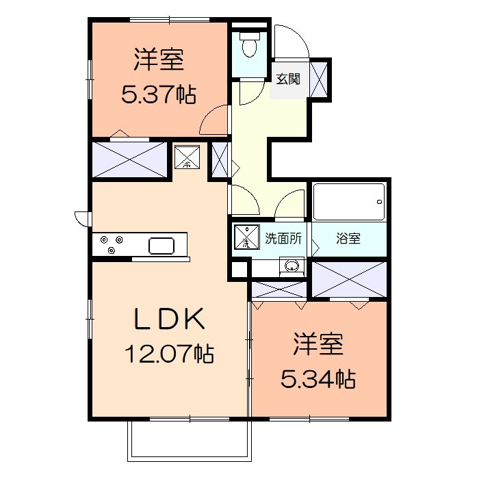 MELROSE Southの間取り