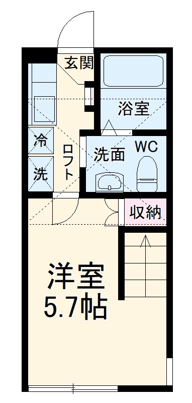 THE FLAT 淵野辺の間取り