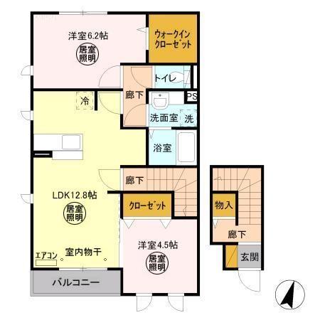 グリーンフォレストGの間取り