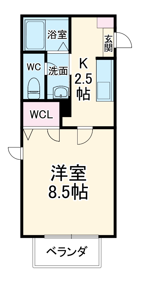 スイートいわとの間取り