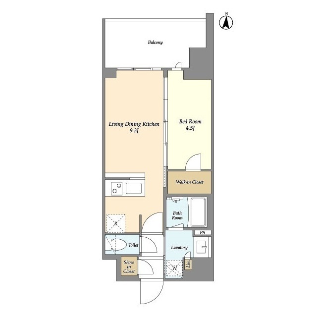 グランカーサ三ノ輪Ⅴの間取り